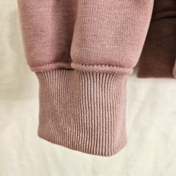 NEW Pink T-REX Dinosaur Silky Plush Pullover Hoodie Girls LARGE / Women SM - Picture 5 of 12